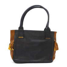 Load image into Gallery viewer, Single Zip Plain Double Color Ladies HandBag - myStore20202019
