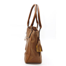 Load image into Gallery viewer, Single Zip Plain Double Color Ladies HandBag - myStore20202019
