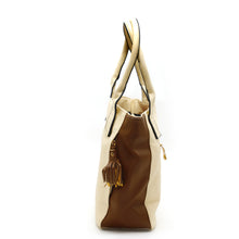 Load image into Gallery viewer, Single Zip Plain Double Color Ladies HandBag - myStore20202019
