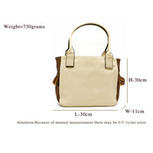 Load image into Gallery viewer, Single Zip Plain Double Color Ladies HandBag - myStore20202019
