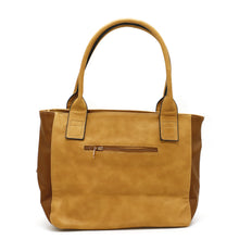 Load image into Gallery viewer, Single Zip Plain Double Color Ladies HandBag - myStore20202019
