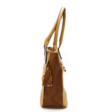 Load image into Gallery viewer, Single Zip Plain Double Color Ladies HandBag - myStore20202019
