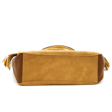Load image into Gallery viewer, Single Zip Plain Double Color Ladies HandBag - myStore20202019
