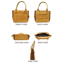 Load image into Gallery viewer, Single Zip Plain Double Color Ladies HandBag - myStore20202019
