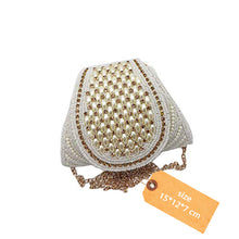 Load image into Gallery viewer, Stone Handwork Batwa Shape Bridal Clutch - myStore20202019
