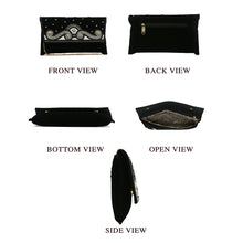 Load image into Gallery viewer, Stone Moti Work Velvet Women Clutch - myStore20202019

