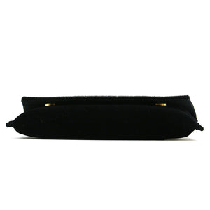 Stone Moti Work Velvet Women Clutch - myStore20202019