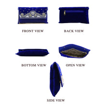 Load image into Gallery viewer, Stone Moti Work Velvet Women Clutch - myStore20202019

