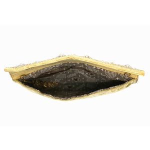 Stone Moti Work Velvet Women Clutch - myStore20202019