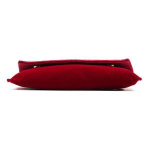 Stone Moti Work Velvet Women Clutch - myStore20202019