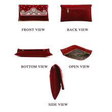 Load image into Gallery viewer, Stone Moti Work Velvet Women Clutch - myStore20202019
