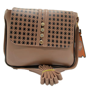 Stone White Print Double Zip Women Sling Bag - myStore20202019