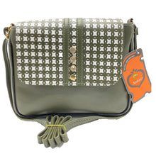 Load image into Gallery viewer, Stone White Print Double Zip Women Sling Bag - myStore20202019
