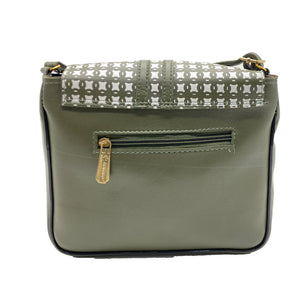 Stone White Print Double Zip Women Sling Bag - myStore20202019