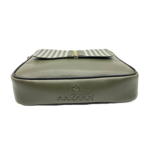 Stone White Print Double Zip Women Sling Bag - myStore20202019