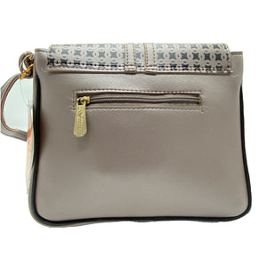 Stone White Print Double Zip Women Sling Bag - myStore20202019