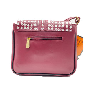 Stone White Print Double Zip Women Sling Bag - myStore20202019