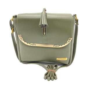 Stylish Frame Front Zip Women Sling Bag - myStore20202019