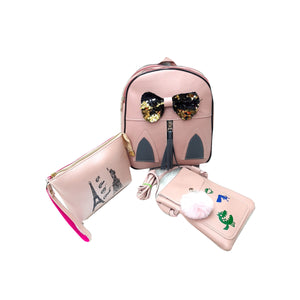 Three Piece Backpack Pouch Mobile Cover Combo - myStore20202019