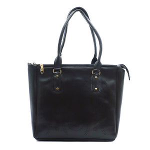 Three Zip CutWork Women Hand Bag - myStore20202019