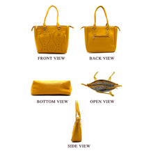 Load image into Gallery viewer, Three Zip CutWork Women Hand Bag - myStore20202019
