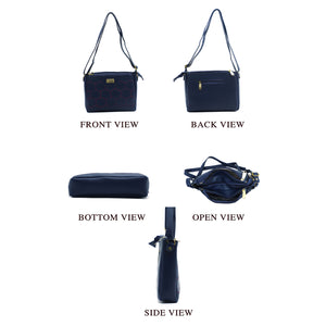 Triple Zip Football Stitch Women Sling - myStore20202019
