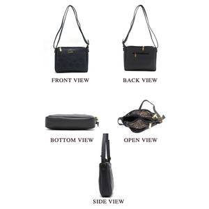 Triple Zip Football Stitch Women Sling - myStore20202019