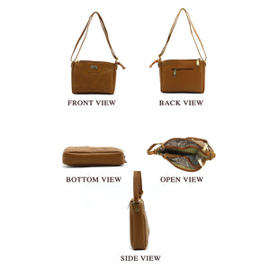 Triple Zip Football Stitch Women Sling - myStore20202019
