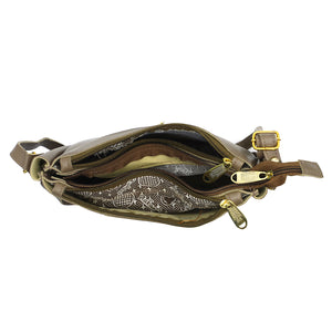 Triple Zip Football Stitch Women Sling - myStore20202019
