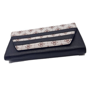 Two Fold Flower Printed Wallet - myStore20202019
