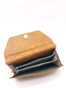 Two Fold Flower Printed Wallet - myStore20202019