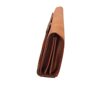Two Fold Flower Printed Wallet - myStore20202019