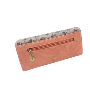 Two Fold Flower Printed Wallet - myStore20202019