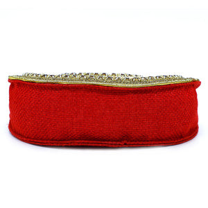 Two In One Bangle Handle Double Layer Moti Work Bridal Ladies Clutch - myStore20202019