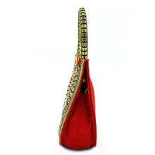 Load image into Gallery viewer, Two In One Bangle Handle Double Layer Moti Work Bridal Ladies Clutch - myStore20202019
