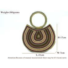Load image into Gallery viewer, Two In One Bangle Handle Four Layer Moti Work Bridal Ladies Clutch - myStore20202019
