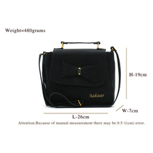 Load image into Gallery viewer, Two In One Bow Flap Women Sling Bag - myStore20202019
