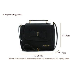 Two In One Bow Flap Women Sling Bag - myStore20202019