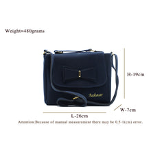 Load image into Gallery viewer, Two In One Bow Flap Women Sling Bag - myStore20202019
