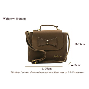 Two In One Bow Flap Women Sling Bag - myStore20202019