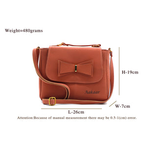 Two In One Bow Flap Women Sling Bag - myStore20202019