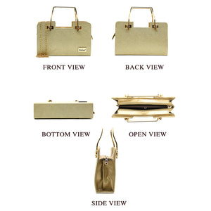 Two In One Box Shape Women Clutch - myStore20202019