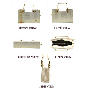 Two In One Box Shape Women Clutch - myStore20202019