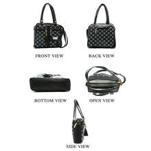 Load image into Gallery viewer, Two In One Circle Printed Double Zip Front Tag Women Sling Bag - myStore20202019
