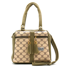 Load image into Gallery viewer, Two In One Circle Printed Double Zip Front Tag Women Sling Bag - myStore20202019
