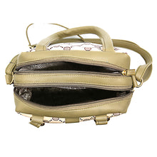 Load image into Gallery viewer, Two In One Circle Printed Double Zip Front Tag Women Sling Bag - myStore20202019

