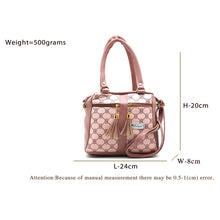 Load image into Gallery viewer, Two In One Circle Printed Double Zip Front Tag Women Sling Bag - myStore20202019
