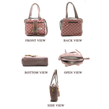 Load image into Gallery viewer, Two In One Circle Printed Double Zip Front Tag Women Sling Bag - myStore20202019
