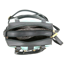 Load image into Gallery viewer, Two In One Circle Printed Double Zip Front Tag Women Sling Bag - myStore20202019
