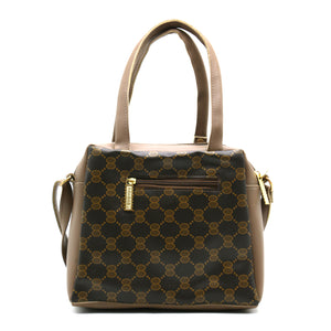 Two In One Circle Printed Double Zip Front Women Sling Bag - myStore20202019